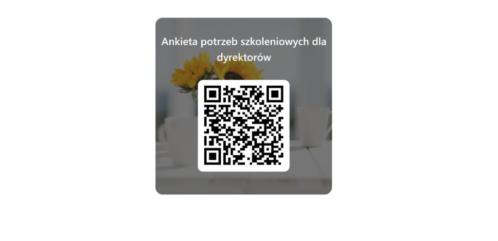 Ankieta potrzeb szkoleniowych dla dyrektorów